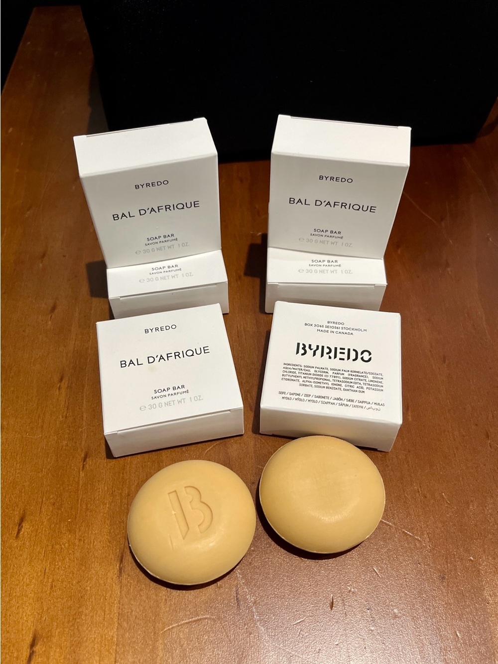 6x Byredo Bal d'Afrique Soap Bar Lot Body Wash Bath Bar Set